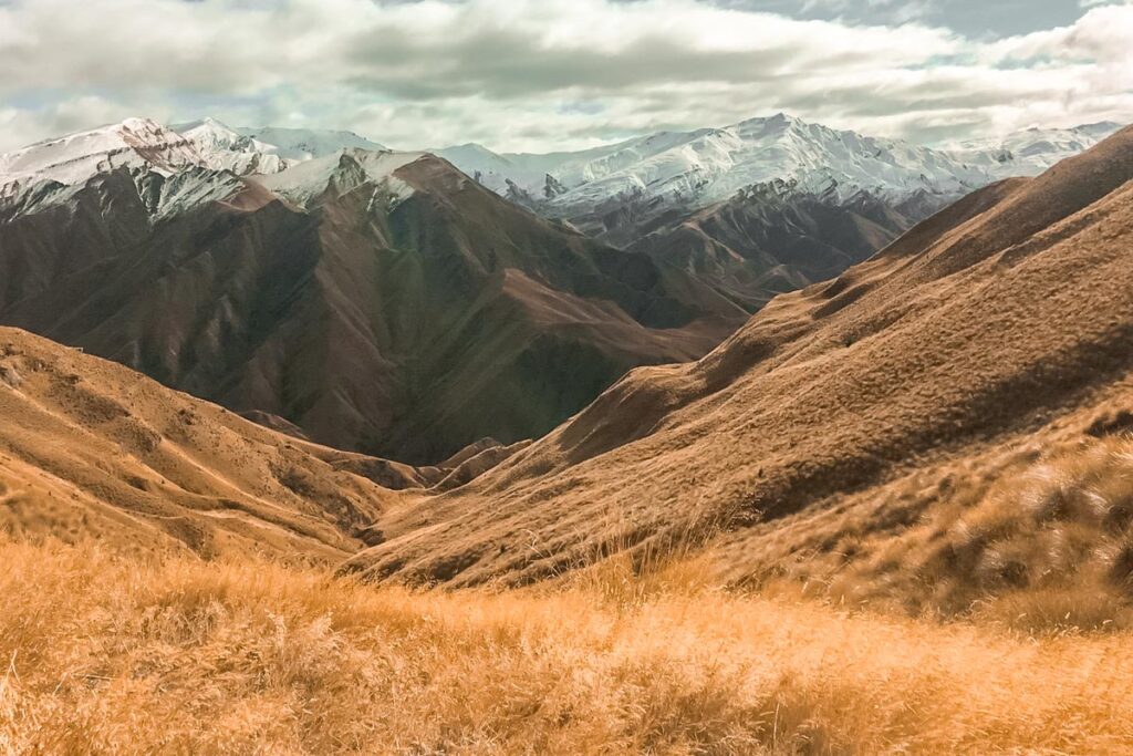 Views from Big Hill hike just outside of Queenstown, New Zealand