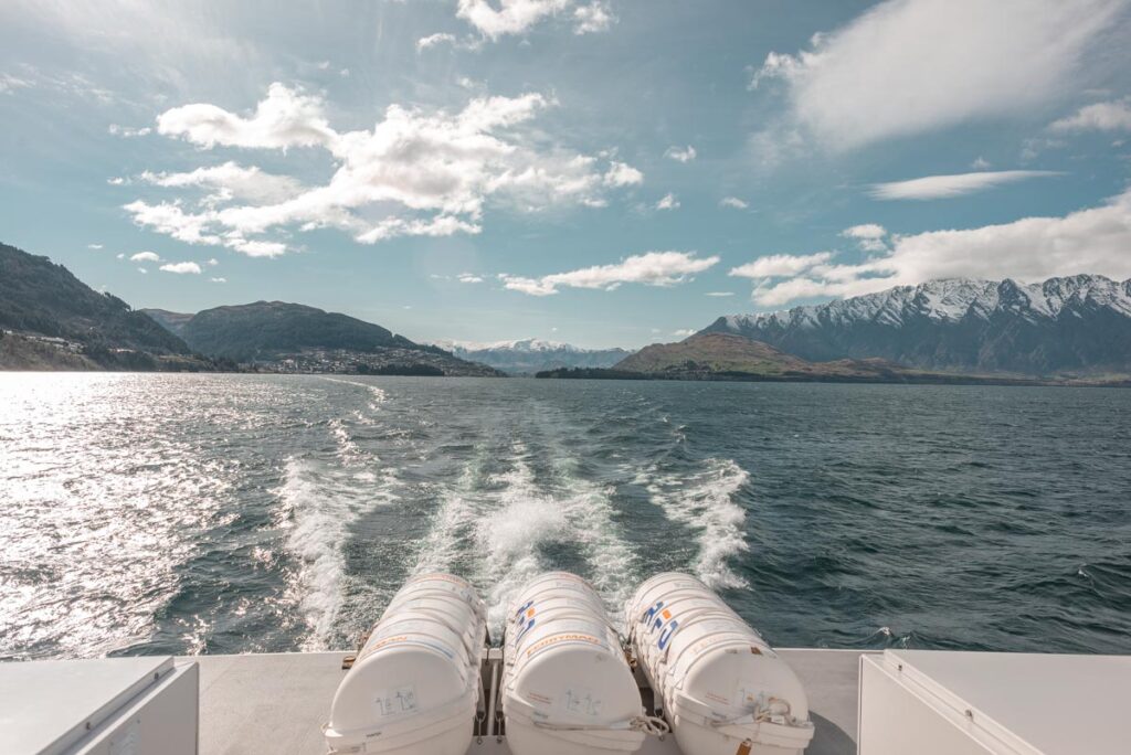 Views from a cruise on Lake Wakatipu