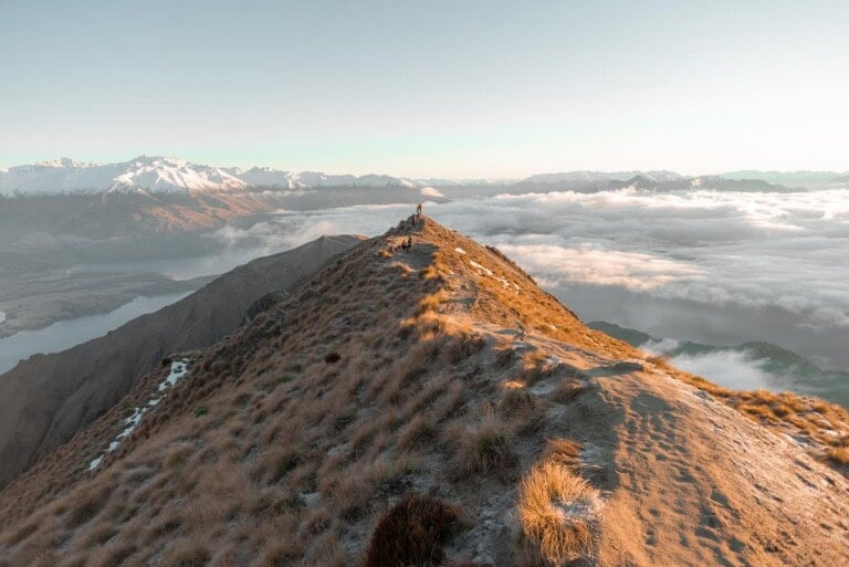 The famous Peak on the Roys Peak track.