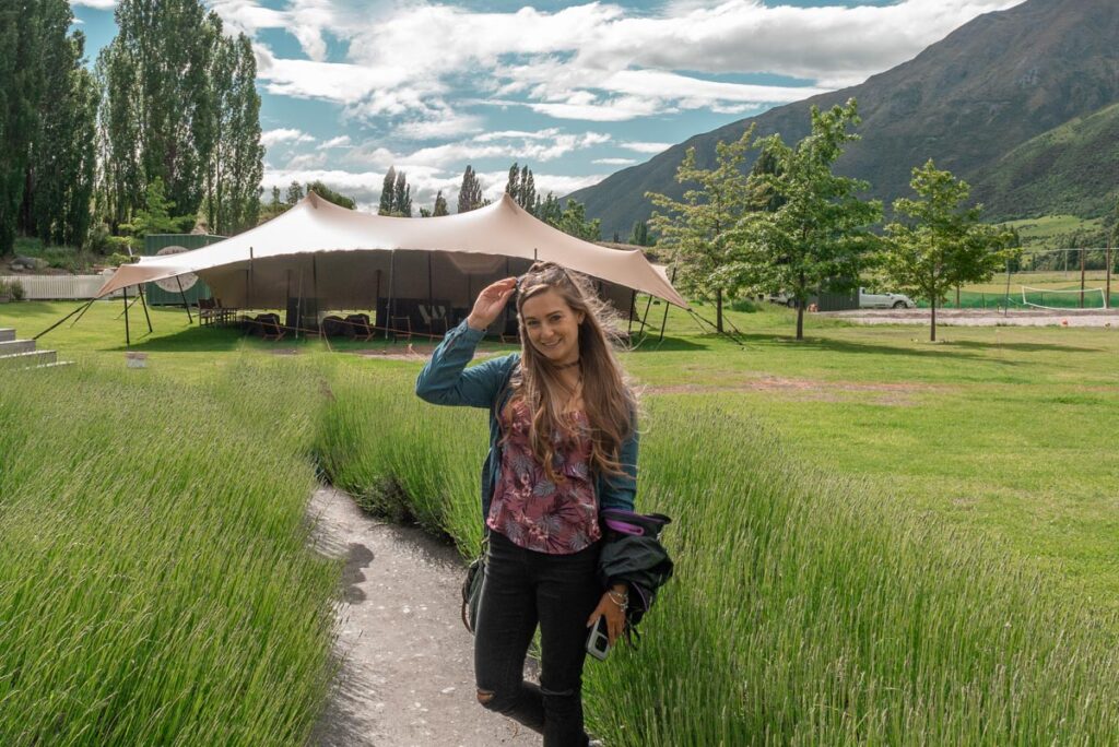 Bailey from My Queenstown Diary at Cargo Brewery in the Gibbston valley