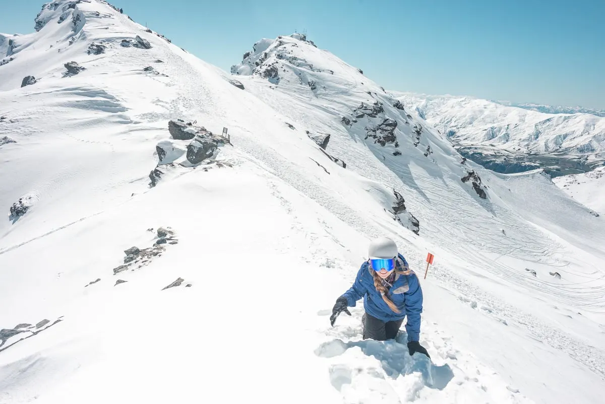 Climbing high at The Remarkables Ski Field