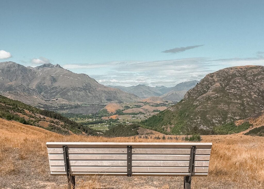 Views at the top of Sawpit Gully Track, Arrowtown