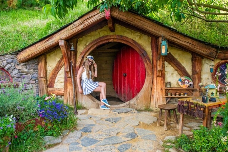 Hobbit home at Hobbiton, NZ