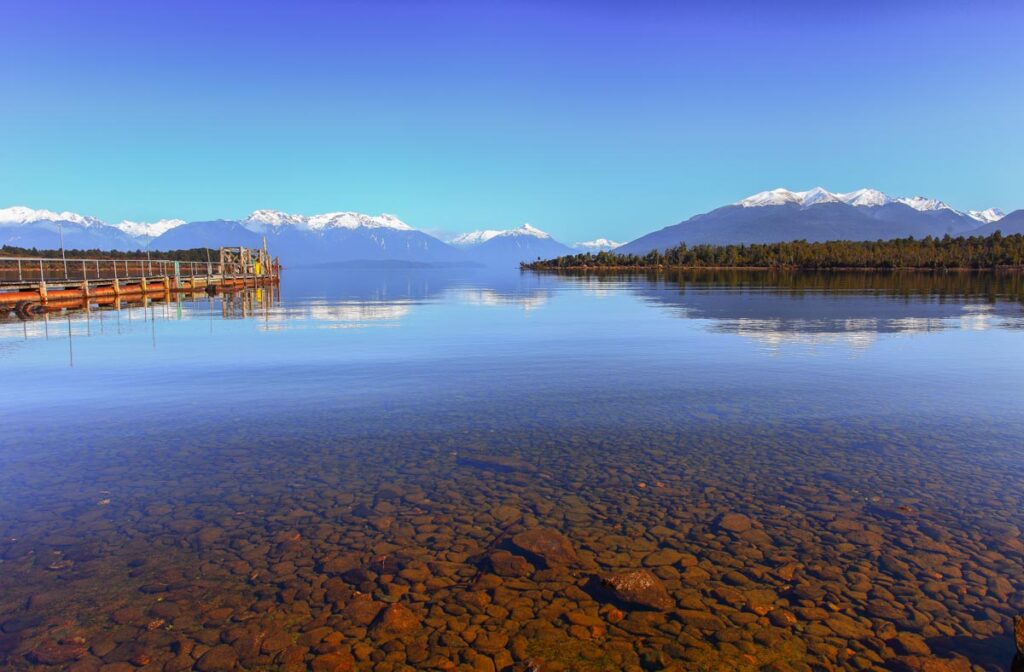 Stunning reflections at Te Anau Downs