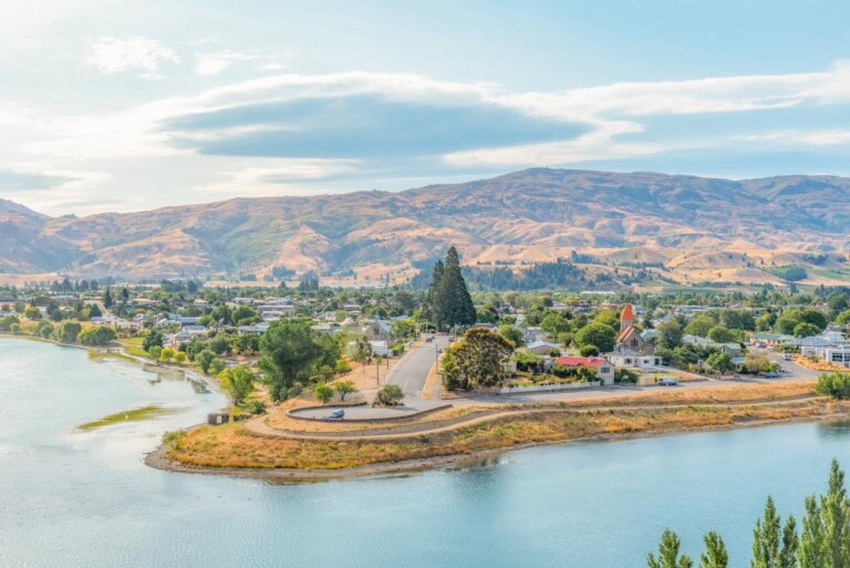 View of Cromwell, New Zealand