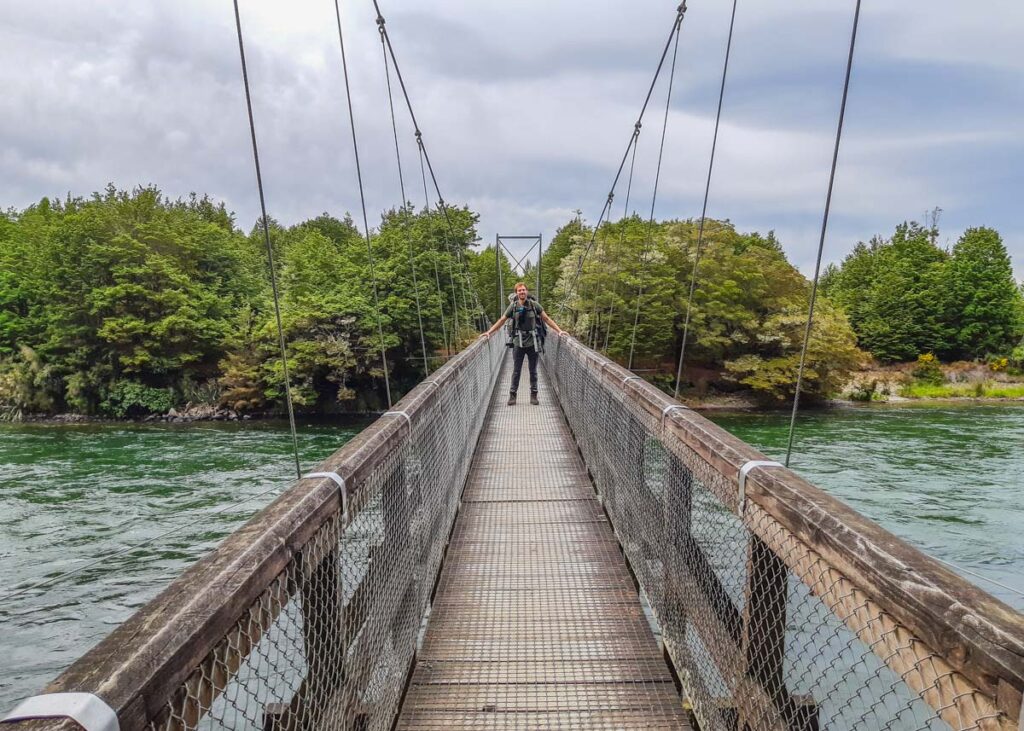 The Rainbow Reach Bridge near Te Anau