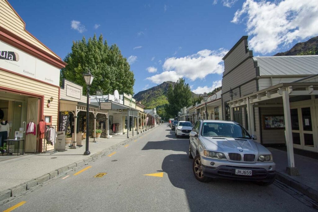 a streetview in arrowtown, New Zealand