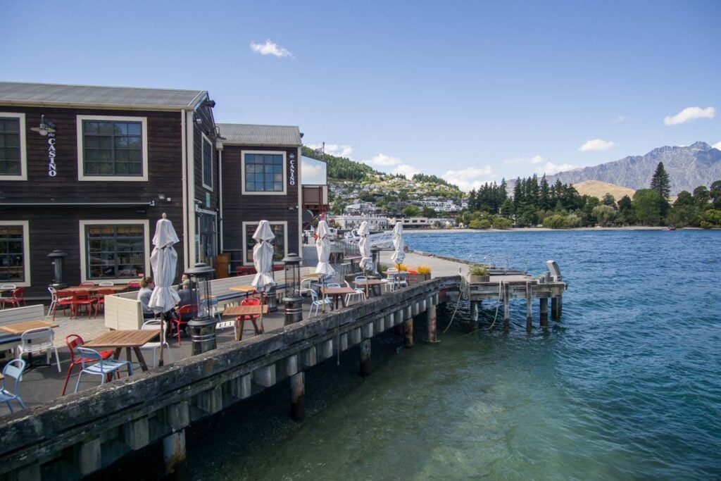 steamer wharf in Queenstown