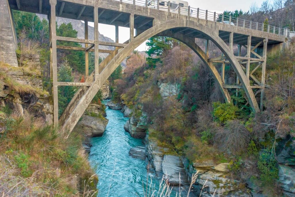 The Shotover River at Arthurs Point