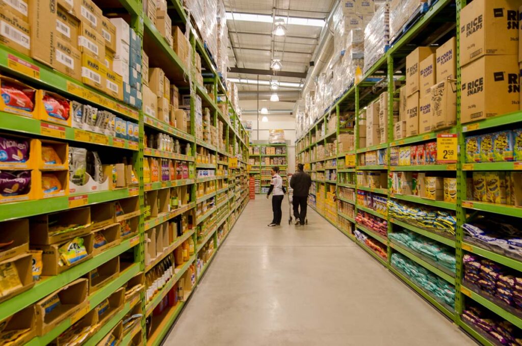 The shelves at Pak n Save, Queenstown