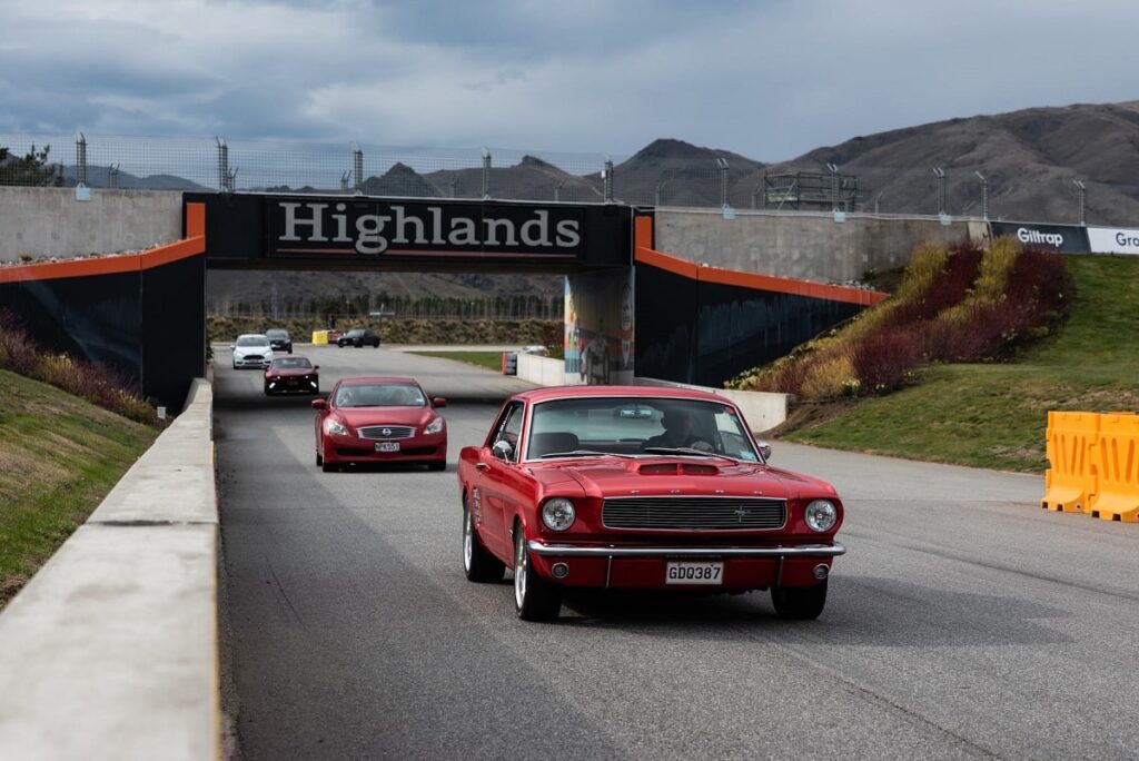 view of cars at Highlands Motor Sports near Cromwell, New Zealand