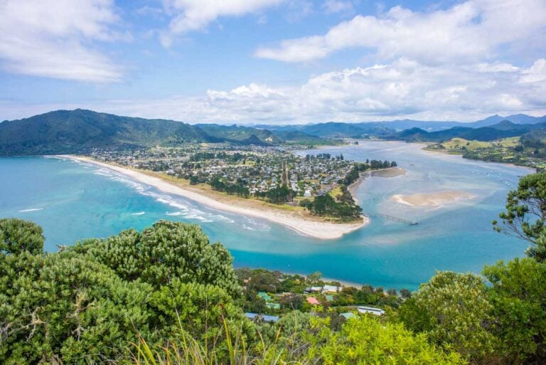 View from Mt Paku Summit on the Coromandel