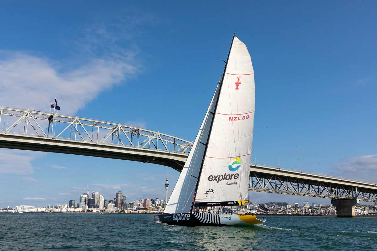 cruise on Waitemata Harbour in Auckland, New Zealand