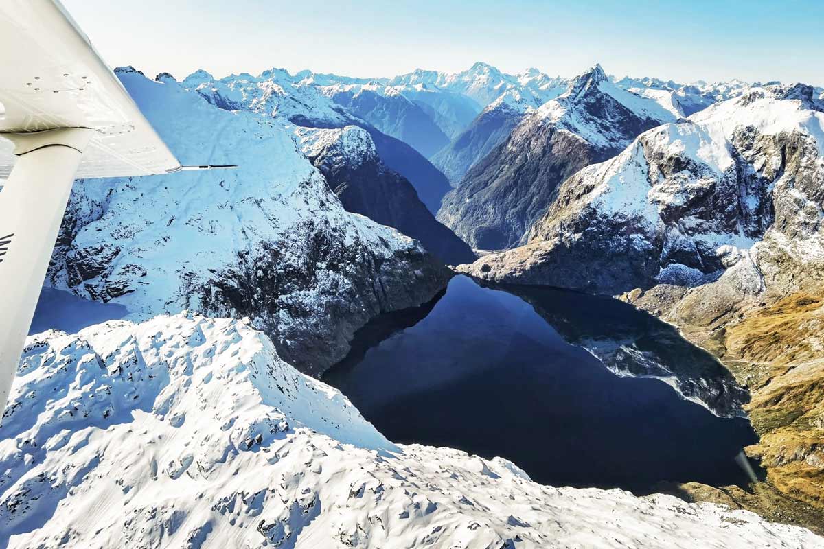 scenic flight in a fixed-wing plane in Queenstown, New Zealand