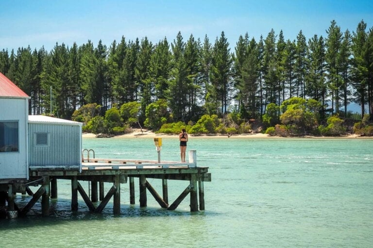 Mapua Wharf in Nelson ,New Zealand