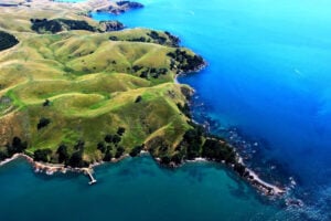 scenic flight at Waiheke Island, New Zealand