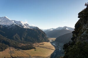beautiful view at Mount Aspiring National Park Queenstown, New Zealand