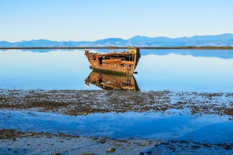 Janie Seddon Shipwreck in Motueka, NZ