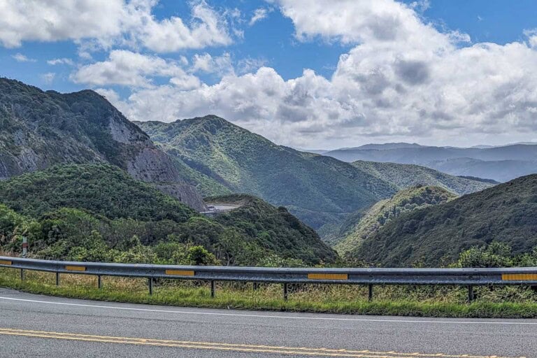 Mountain highway along Remutaka Crossing near Wellington, NZ