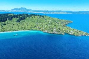 Heli Adventures taupo views on one of their scenic flights over Lake taupo