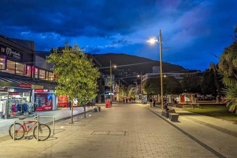 Queenstown at night