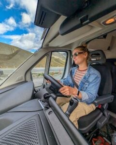 Star RV campervan in New Zealand Bailey driving