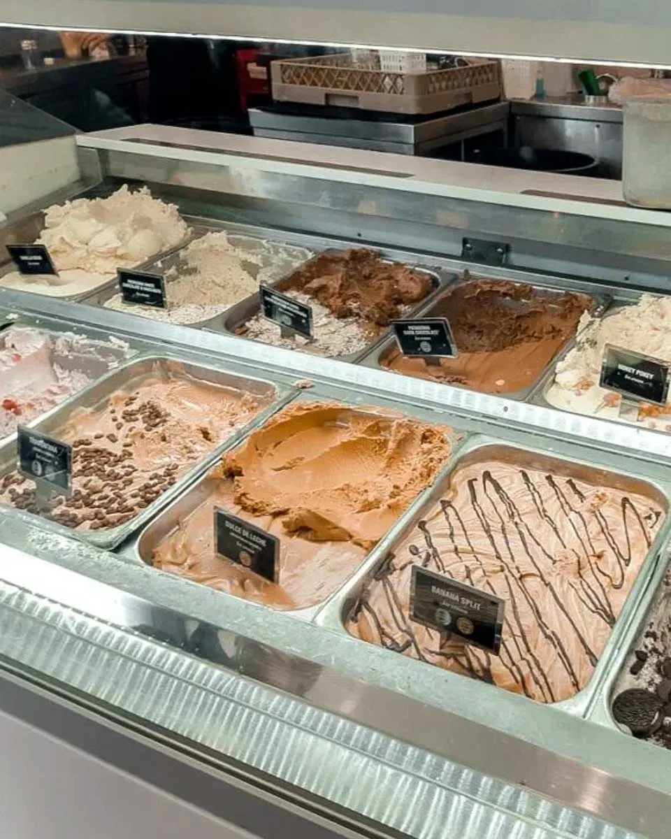 Ice cream at Patagonia Chocolates Queenstown New Zealand