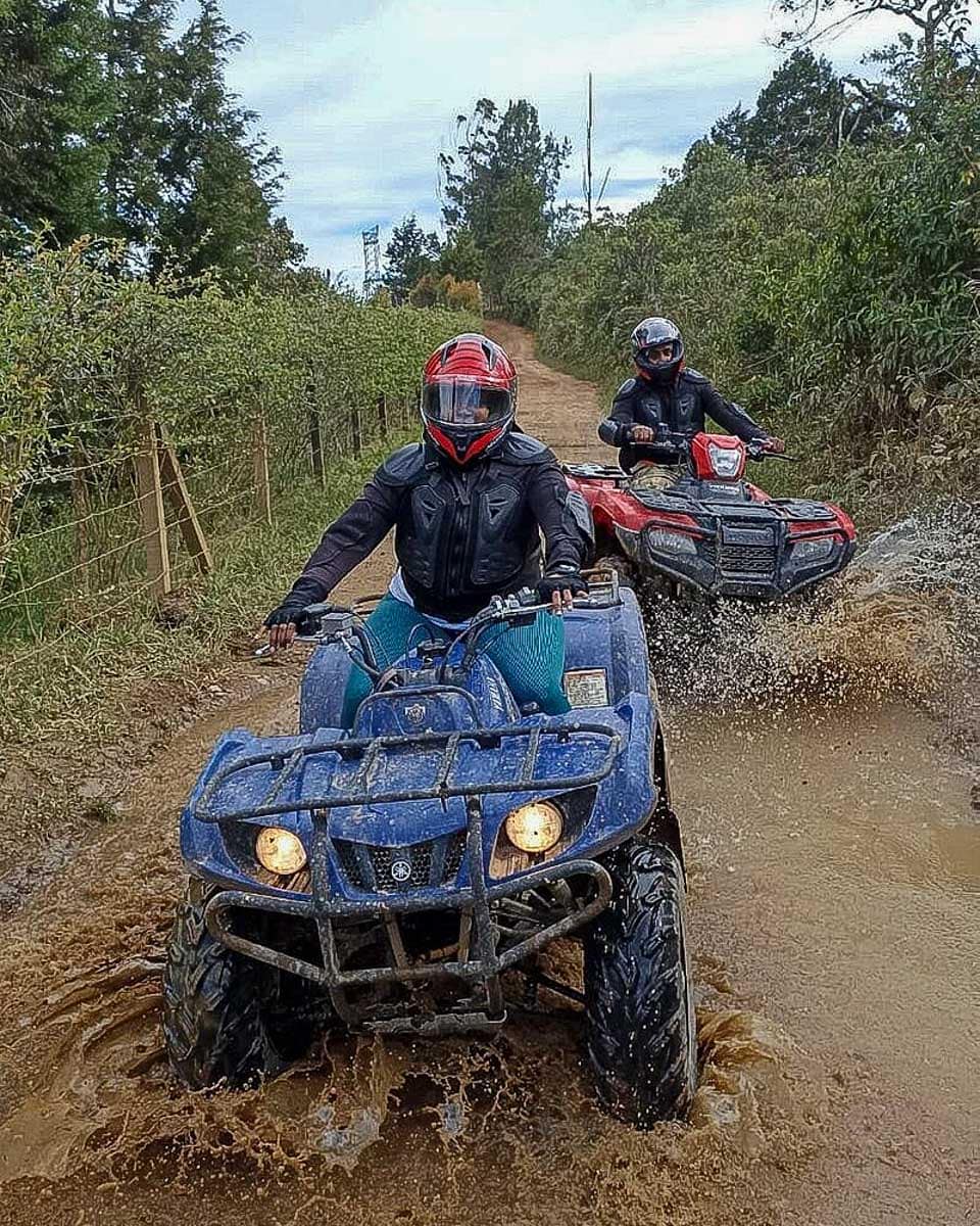 Two-ATV-riders-near-Queenstown New Zealand