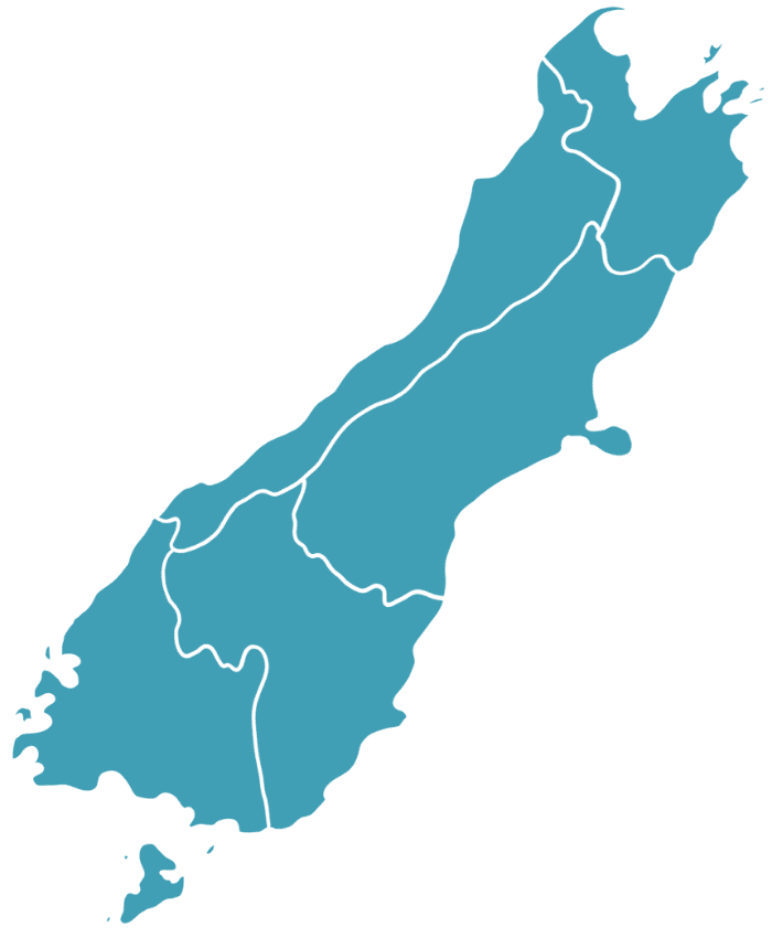 South Island Map