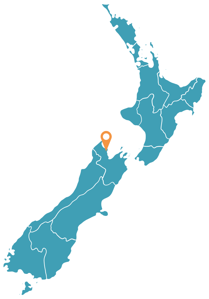 Nelson & Abel Tasman Map