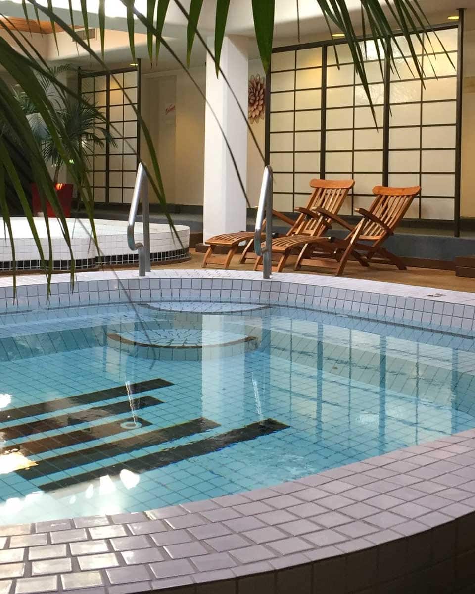 Hot tub at the Millennium Hotel Rotorua
