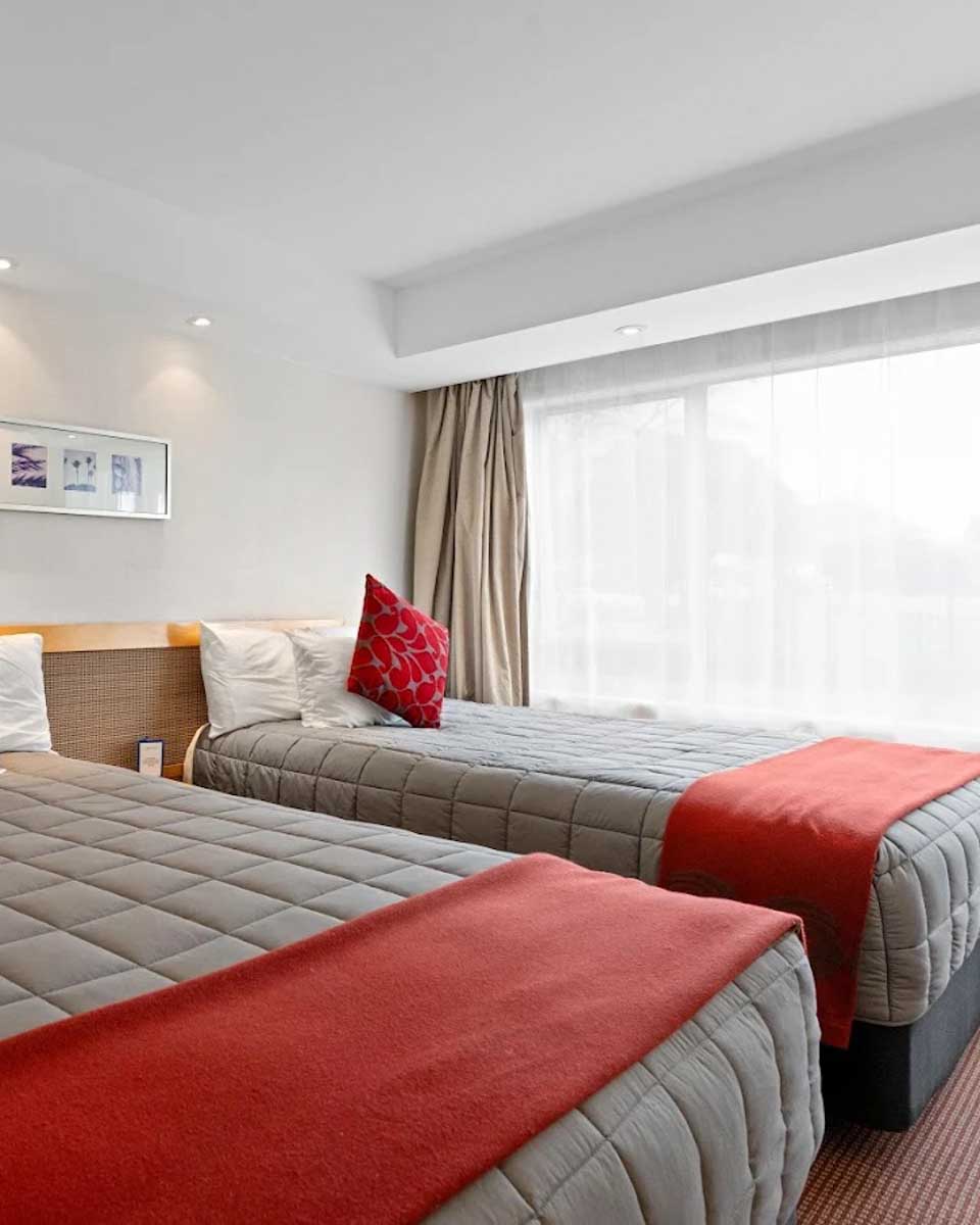 Hotel room at the Copthorne Hotel Rotorua