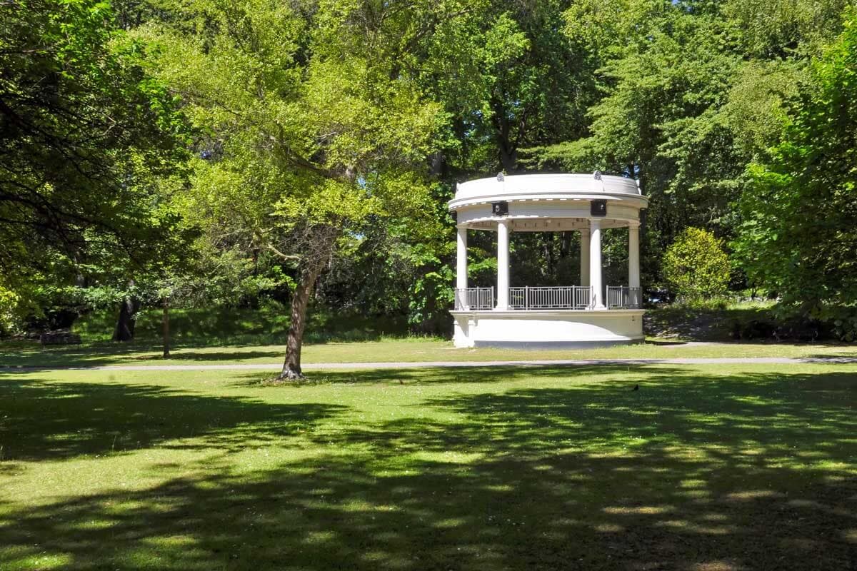 The Hagley Park seen in Christchurch New Zealand