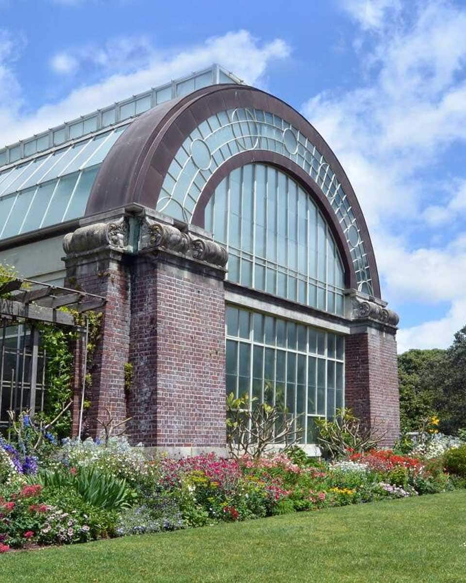 The wintergardens in Auckland New Zealand seen on a tour
