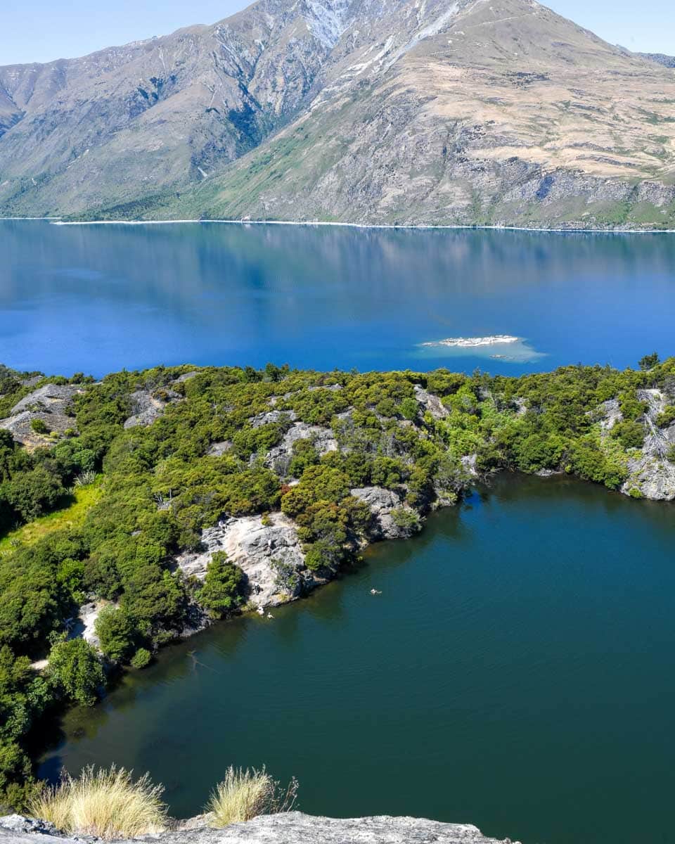 Landscape of Mou Waho scenic reserve Island near Wanaka New Zealand (2)