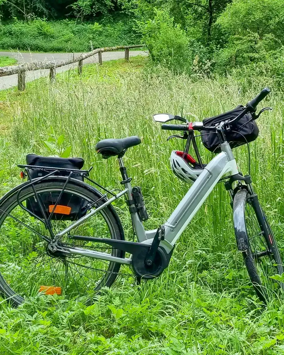 An ebike on Waiheke Island, Auckland, New Zealand