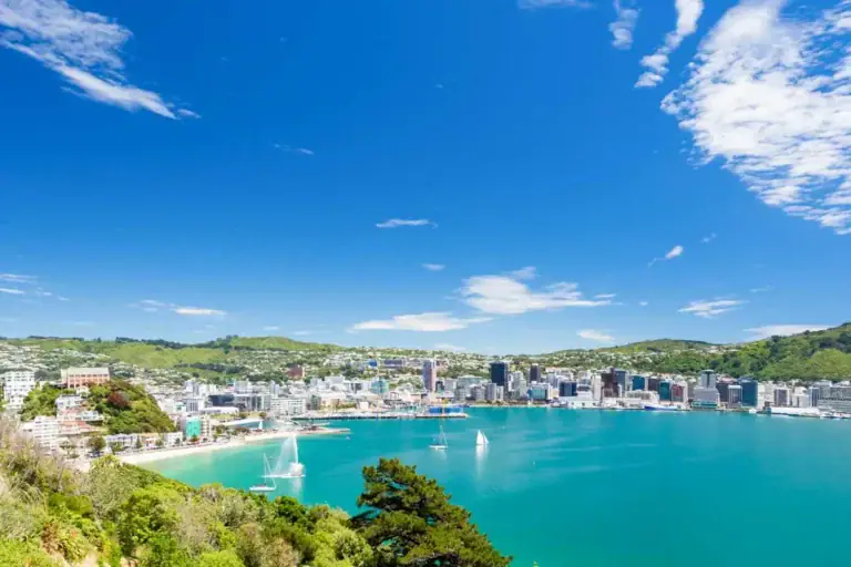 Bay of Wellington and harbour, New Zealand