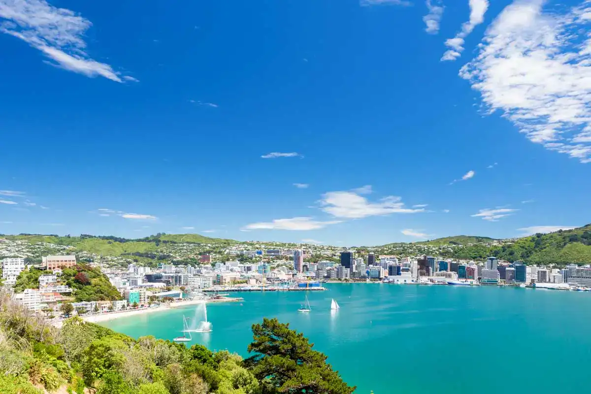 Bay of Wellington and harbour, New Zealand