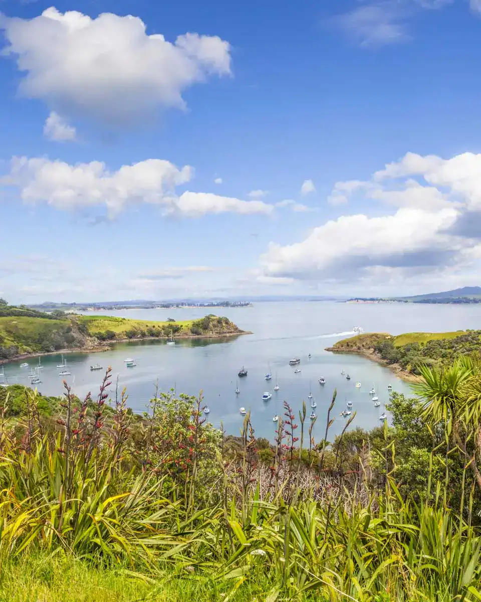 Matiatia Bay on Waiheke Island, Auckland, New Zealand