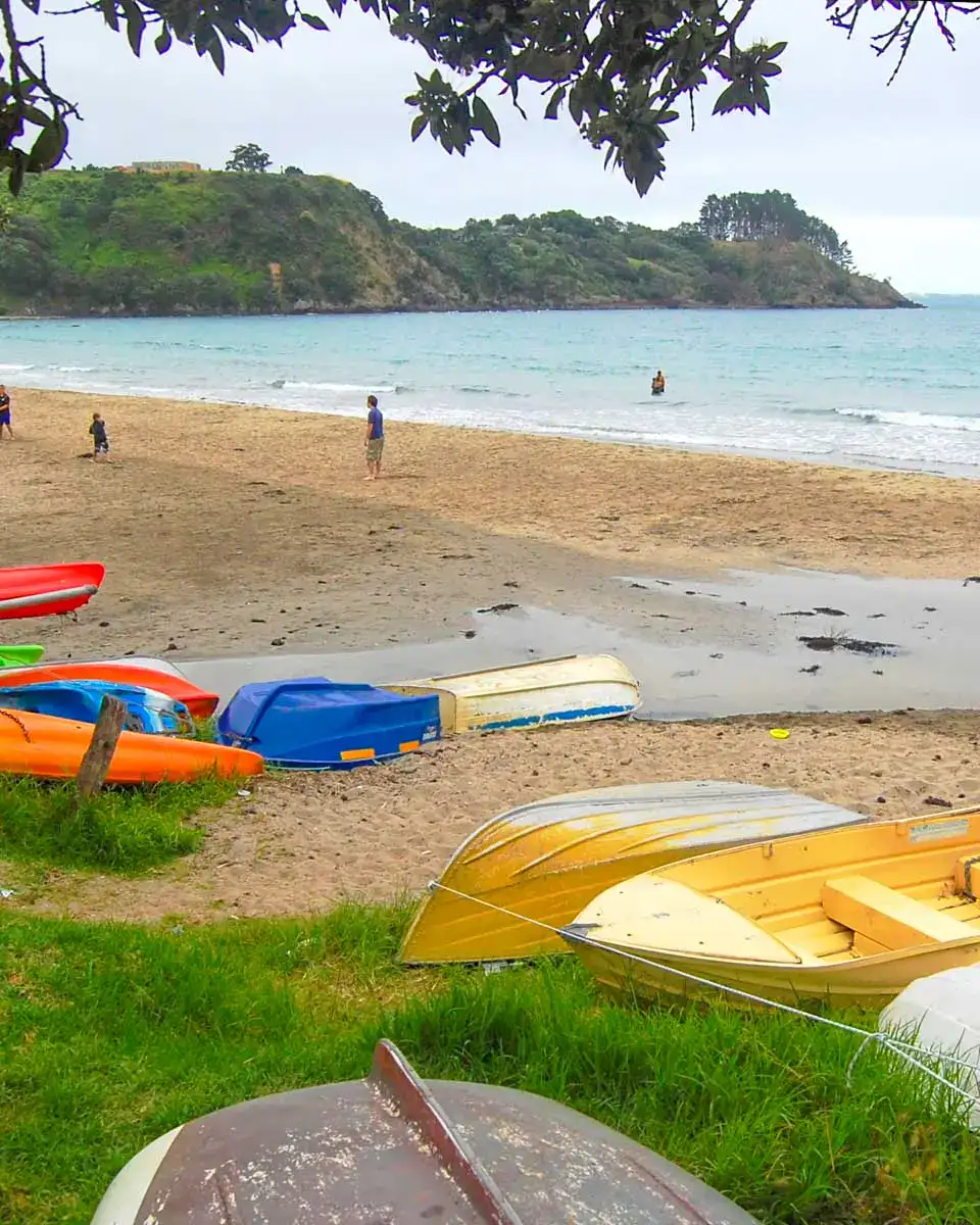 Oneroa Beach on Waiheke Island, New Zealand 1