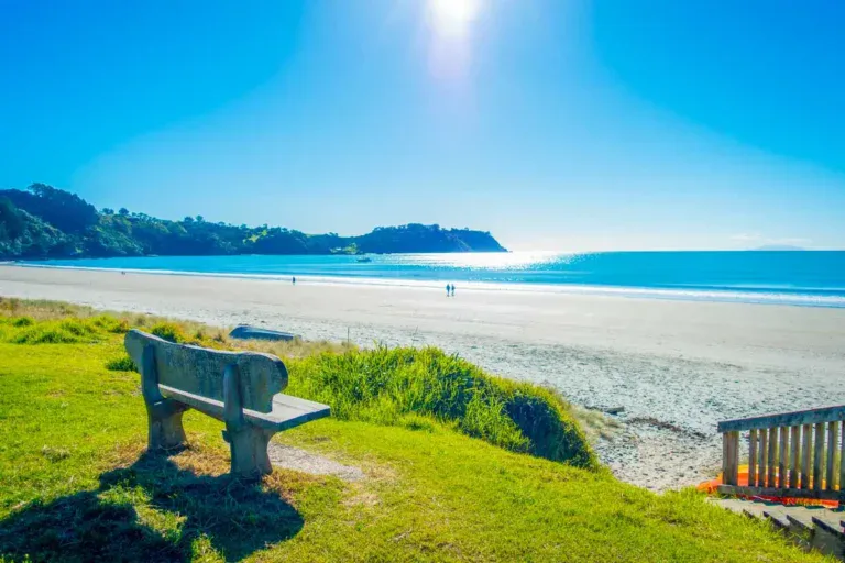 Onetangi Beach on Waiheke Island, New Zealand 1