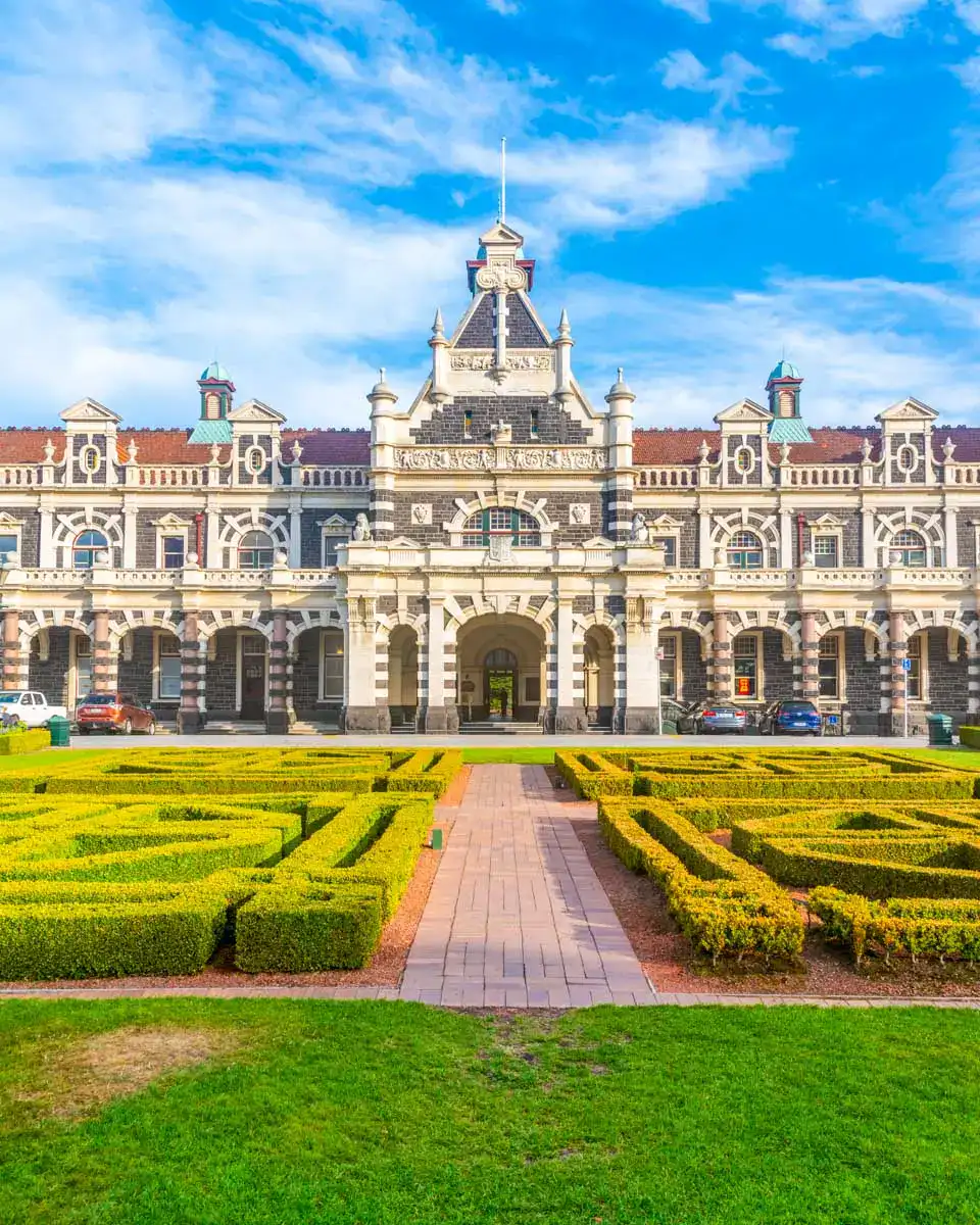 Railway station in Dunedin New Zealand