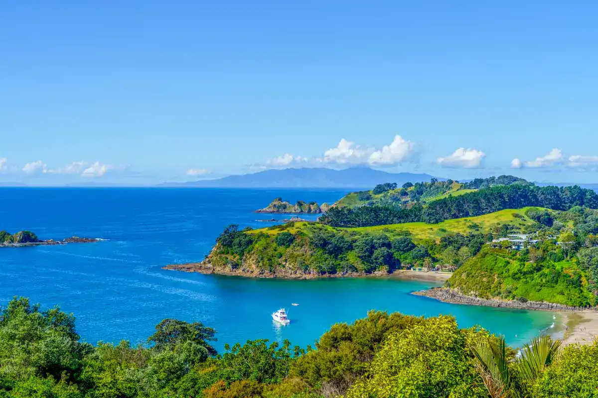 Scenic view of Waiheke Island, New Zealand
