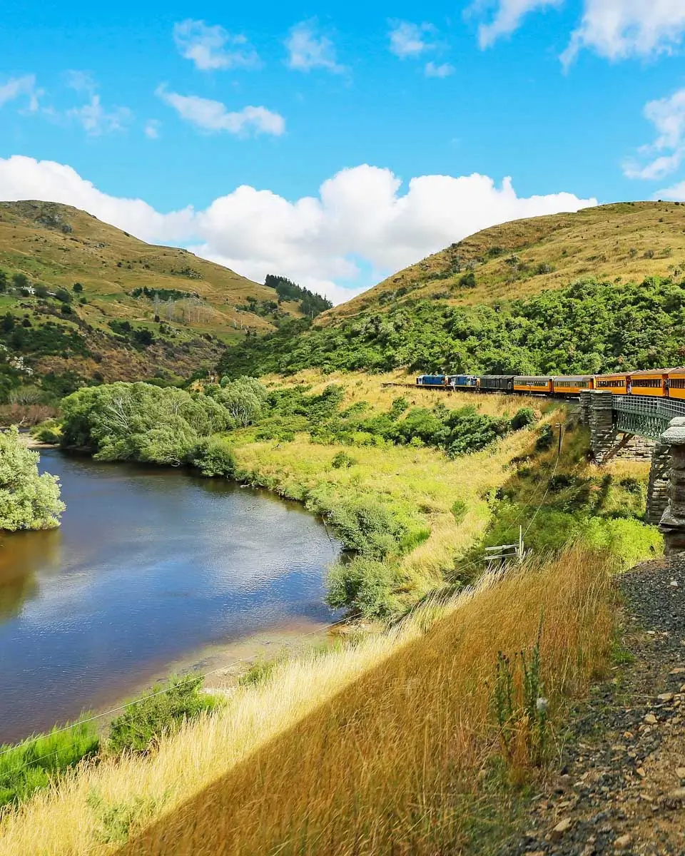 Taieri Gorge Scenic Railway Journey from Dunedin, New Zealand