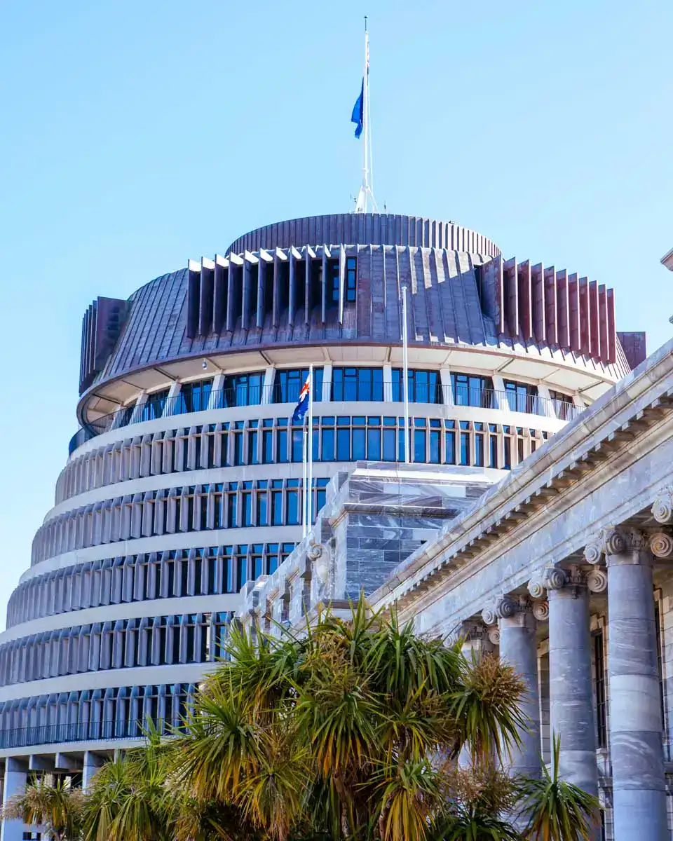 Wellington Parliament in New Zealand